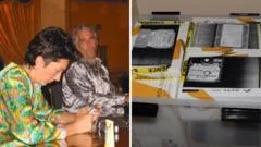Watch: Images, cassettes and high-profile figures from Epstein files