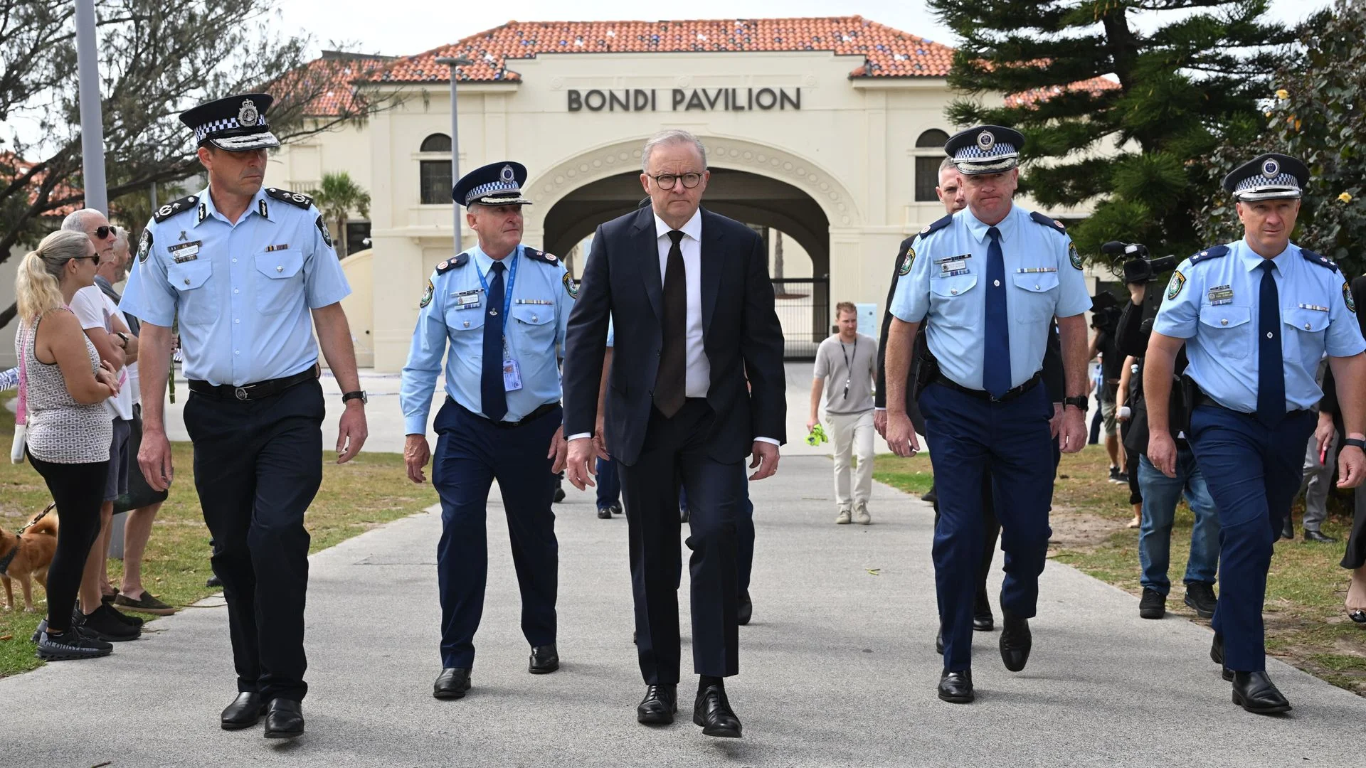 Minute's silence for Bondi Beach terror attack victims - as anger directed at Australian PM
