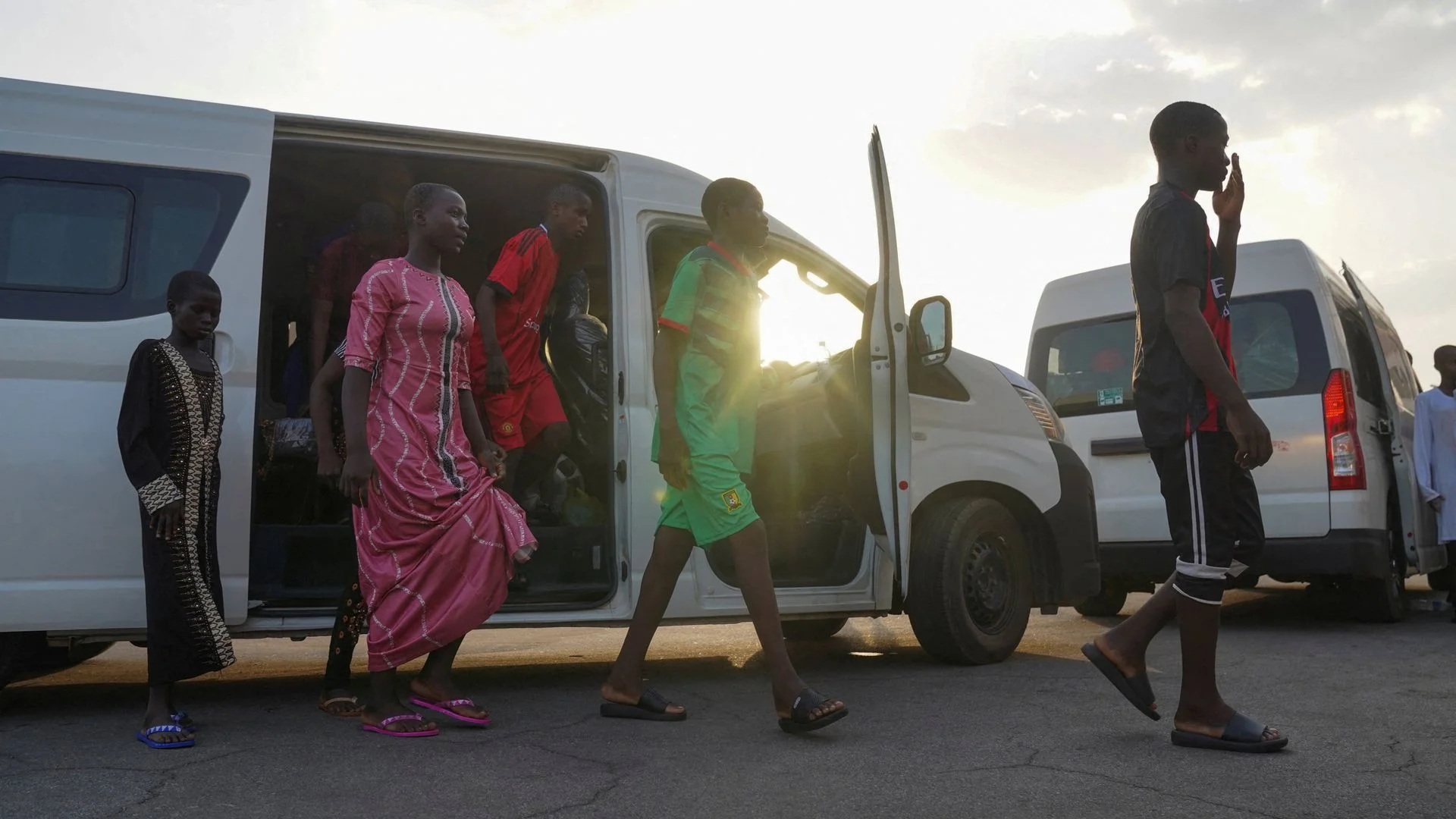 130 children and staff abducted from Nigerian school last month freed 'in time for Christmas'