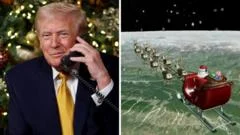 Where is Santa now? Trump answers kids' Christmas calls to Norad tracker