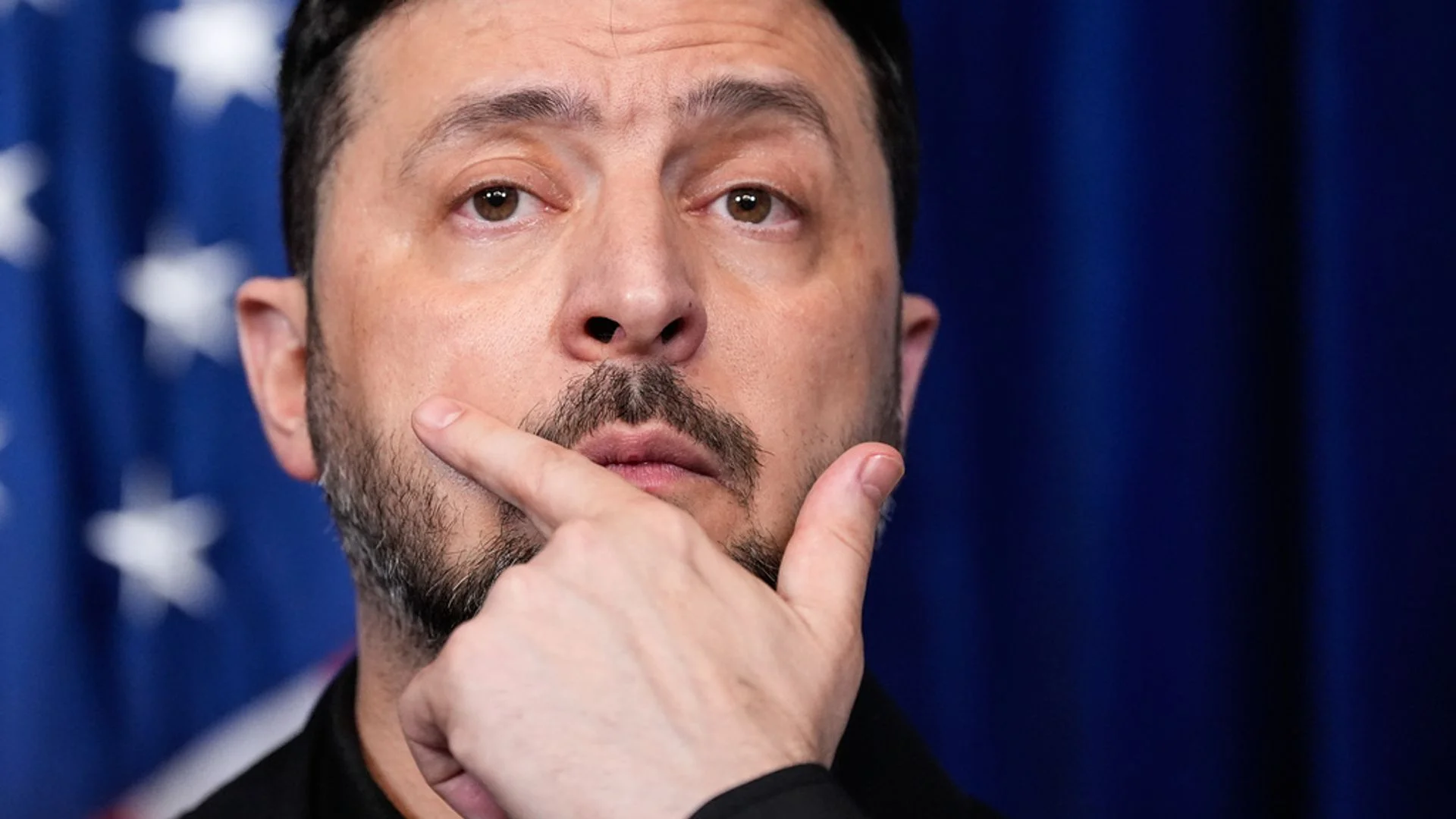 Zelenskyy's reaction to Trump said it all as his poker face slipped after peace talks