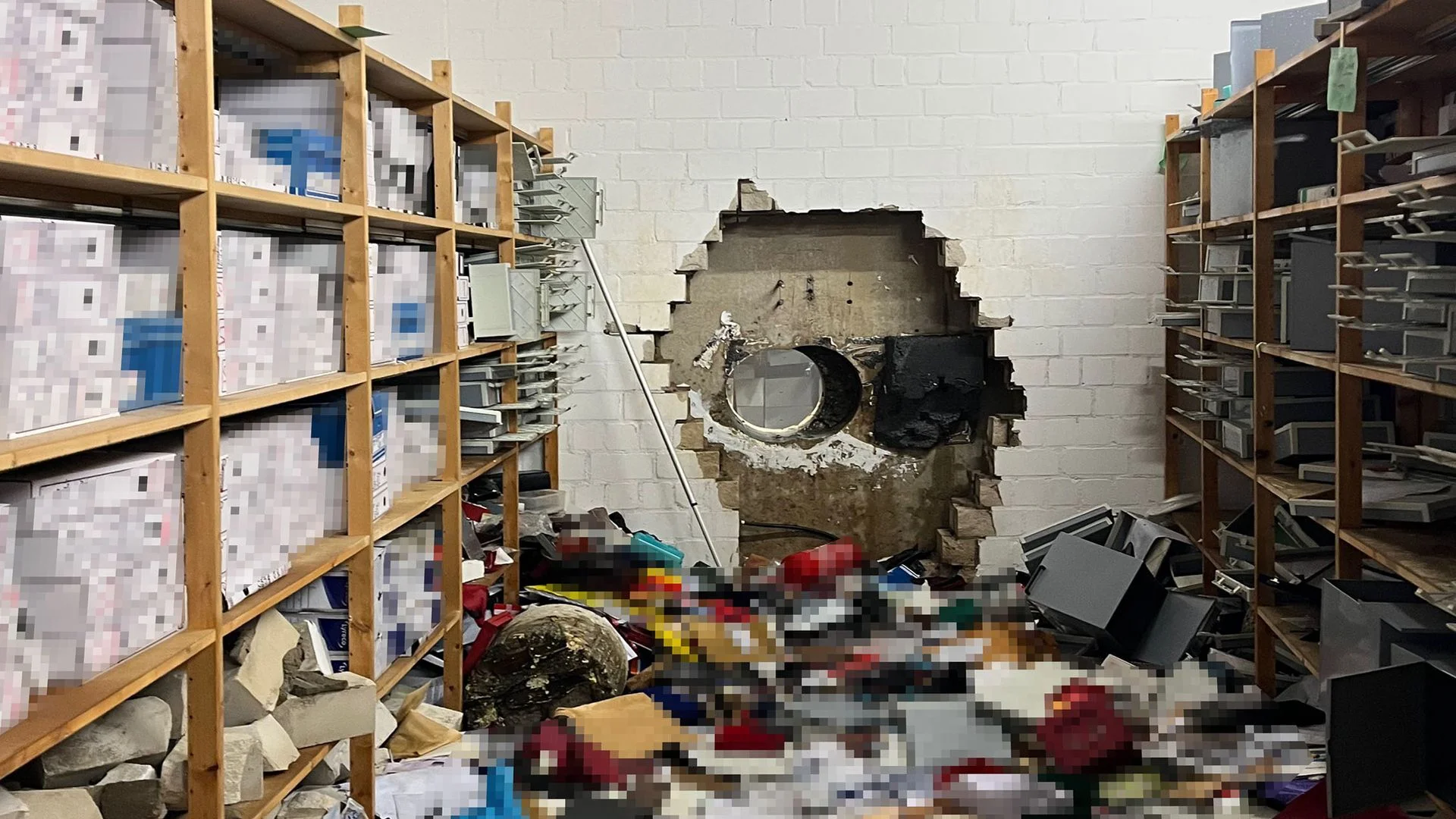 Thieves drill into bank vault to steal valuables worth tens of millions of euros