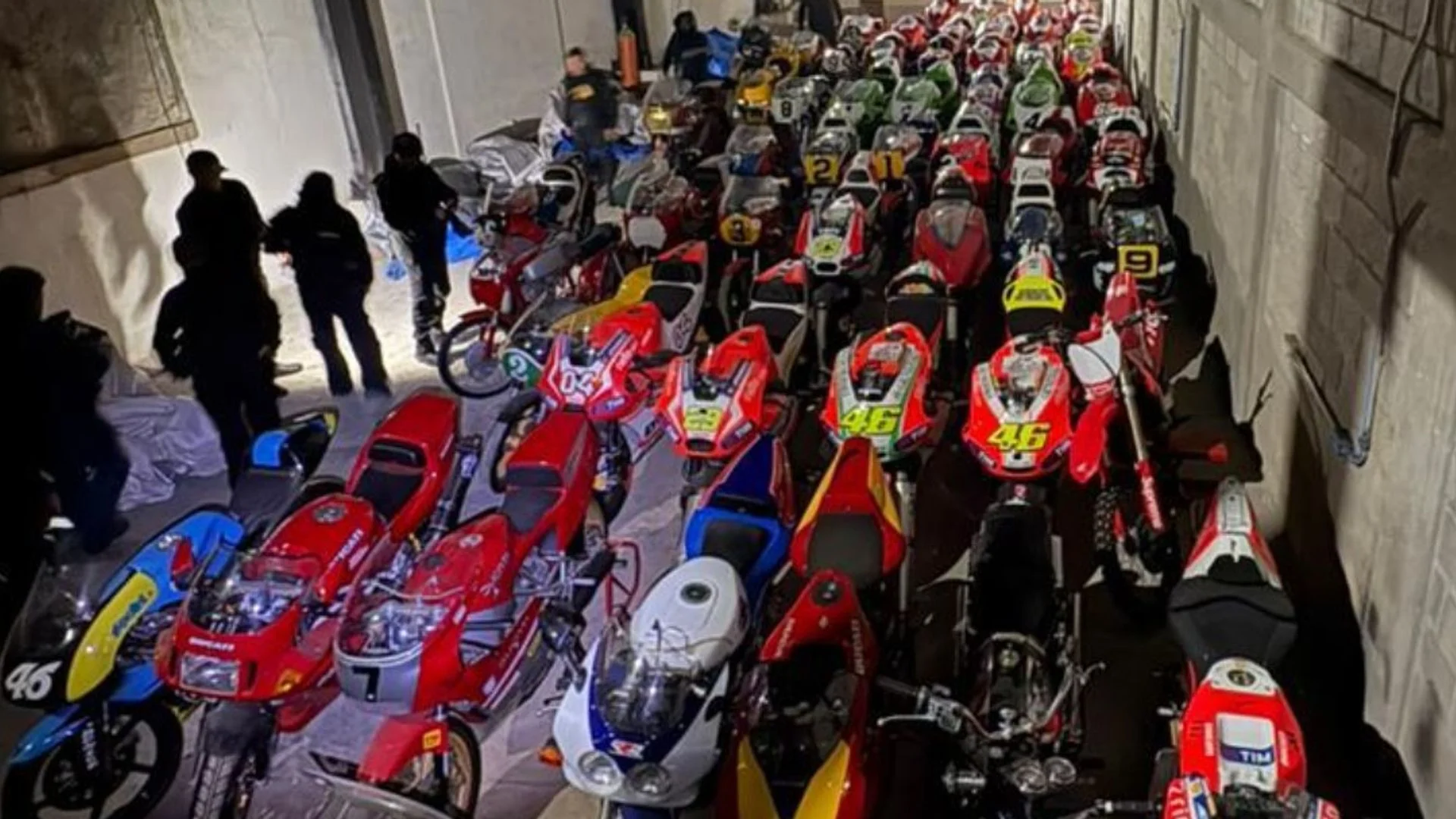 $40m worth of motorcycles seized in hunt for ex-Olympic snowboarder turned 'drug kingpin'