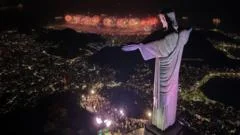 In pictures: New Year welcomed around the world