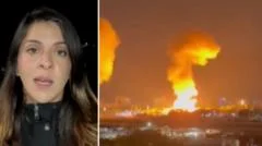 Reporter in Caracas describes hearing loud bangs and planes