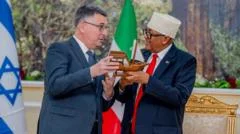 Israel's foreign minister on historic visit to Somaliland