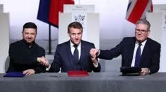 UK and France to send troops to Ukraine if peace deal agreed