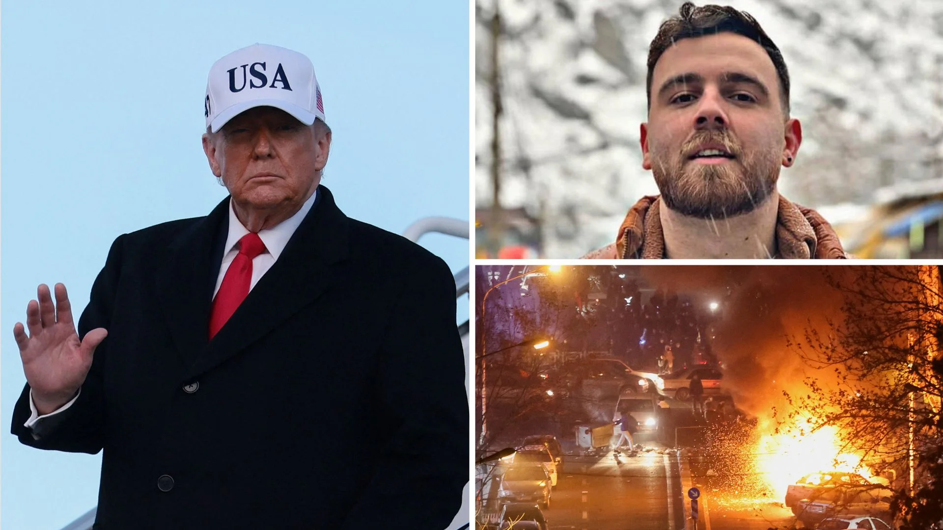Trump makes Iran pledge as more than 2,000 protesters reported killed