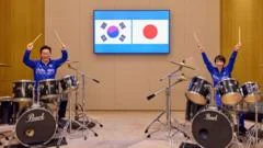 K-pop drum duet between Japan and South Korea's leaders caps off summit talks