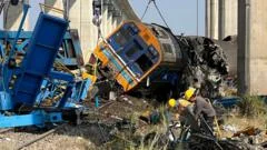 At least 32 killed after crane collapses on train in Thailand