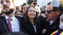 Machado vows to lead Venezuela 'when right time comes'