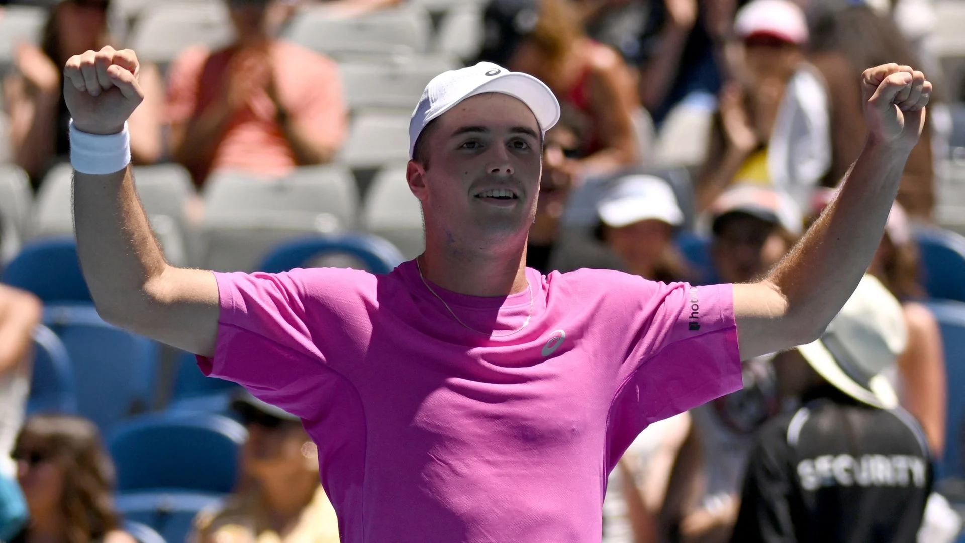 Mum's dash across the world pays off as Briton wins on Australian Open debut