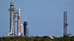 Watch: Timelapse shows Nasa rocket's 12-hour journey to launch pad