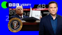 Ros Atkins on...President Trump's year in numbers