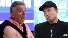 Ryanair boss thanks Elon Musk for 'boost' in ticket sales after online row