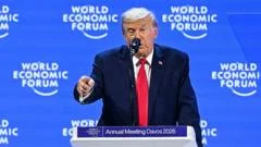 Faisal Islam: What it was like inside the room with Donald Trump at Davos