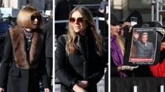 Liz Hurley and Anna Wintour among mourners at Valentino's funeral in Rome