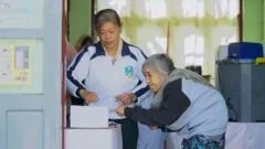 Party backed by generals set for landslide as 'sham' Myanmar election ends
