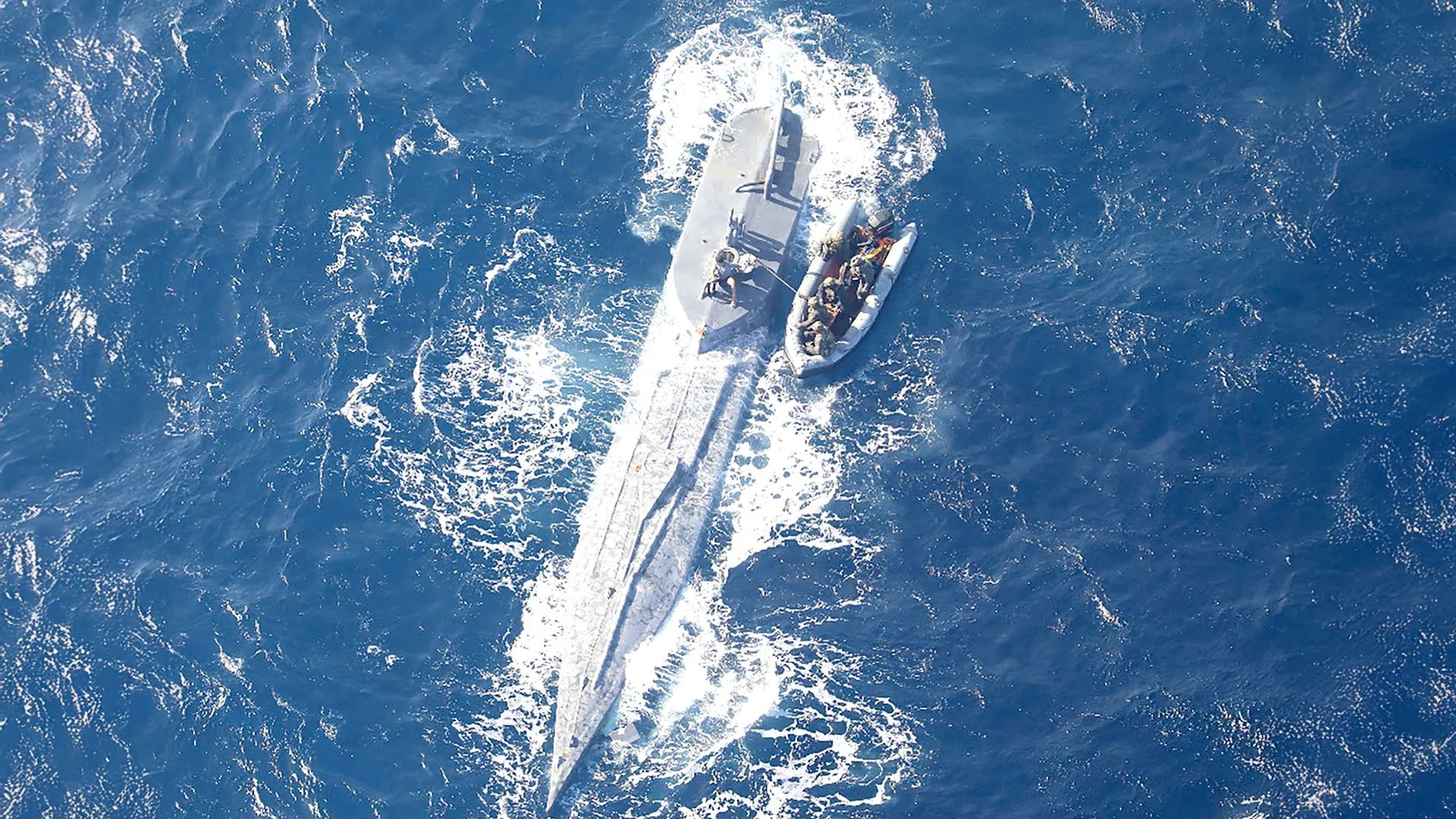 'Narco sub' carrying cocaine seized in the Atlantic Ocean