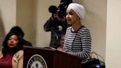 'I don't let bullies win,' says US congresswoman Omar after substance thrown at her