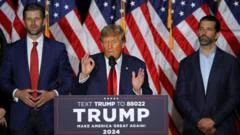 Trump and his sons sue IRS and US Treasury over leaked tax information