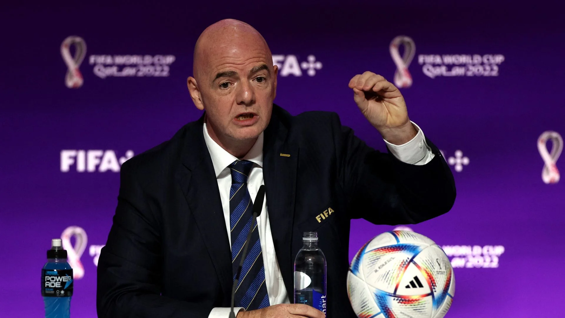 Infantino is controversial but consistent - the FIFA boss places football above politics