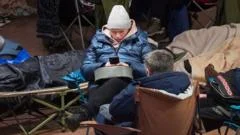 'Record number of missiles' hit Ukraine leaving thousands with no heating in -20C