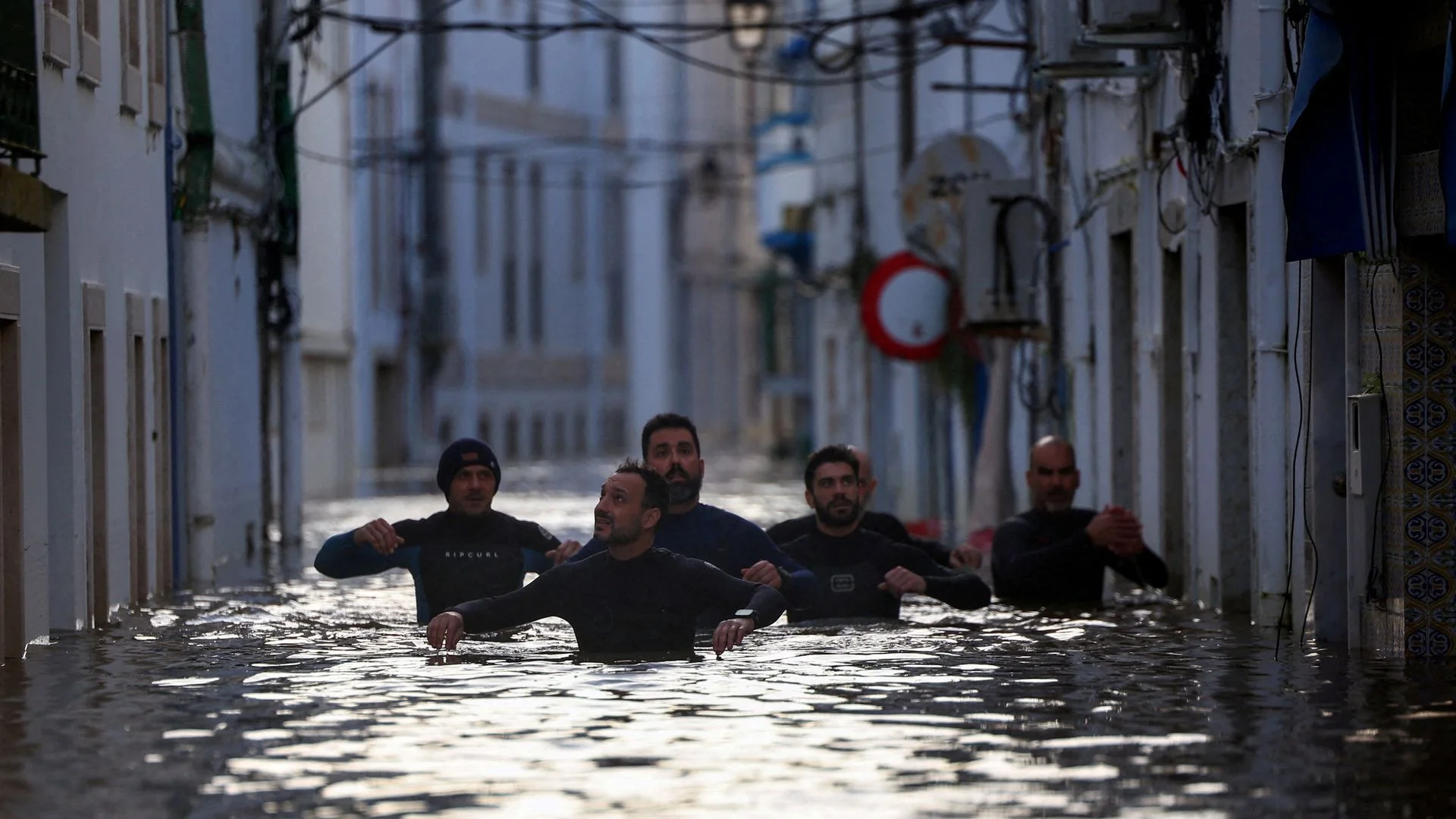 Thousands forced to evacuate as Storm Marta batters Spain and Portugal