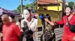 Police wear fancy dress in Rio Carnival phone theft sting