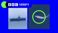US build-up of warships and fighter jets tracked near Iran