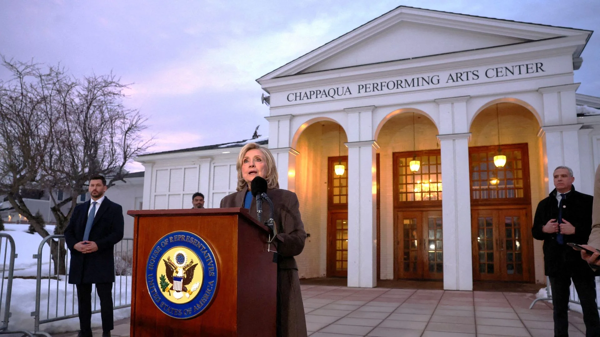 Clinton storms out as Epstein committee descends into 'partisan theatre'