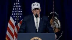 Watch: Trump announces 'major combat operations' in Iran
