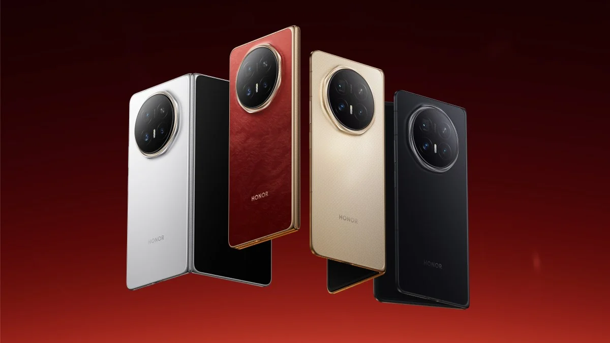 Honor launches its new slim foldable Magic V6 with a 6,600 mAh battery