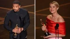 Historic firsts, emotional speeches, and a tie: Watch the top Oscars moments