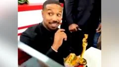 And the burger goes to... Michael B Jordan marks Oscars win at In-N-Out
