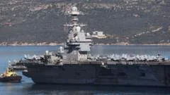 US aircraft carrier to sail to Crete for repairs after fire on board