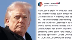 Are US and Israel aligned on Iran war? Deciphering Trump's post after gas field attacks