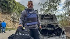 Three Lebanese journalists killed in Israeli strike, say broadcasters