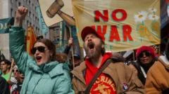 No Kings protesters across the US rally against Donald Trump 