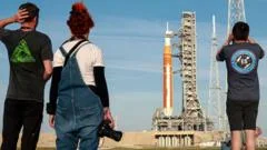 'Moonshots' and merch - what it's like to be on Florida's Space Coast ahead of Artemis launch
