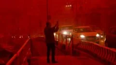 Man dies in storm as Saharan dust shrouds Crete