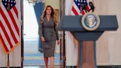 Melania Trump's speech propels Epstein crisis back to forefront