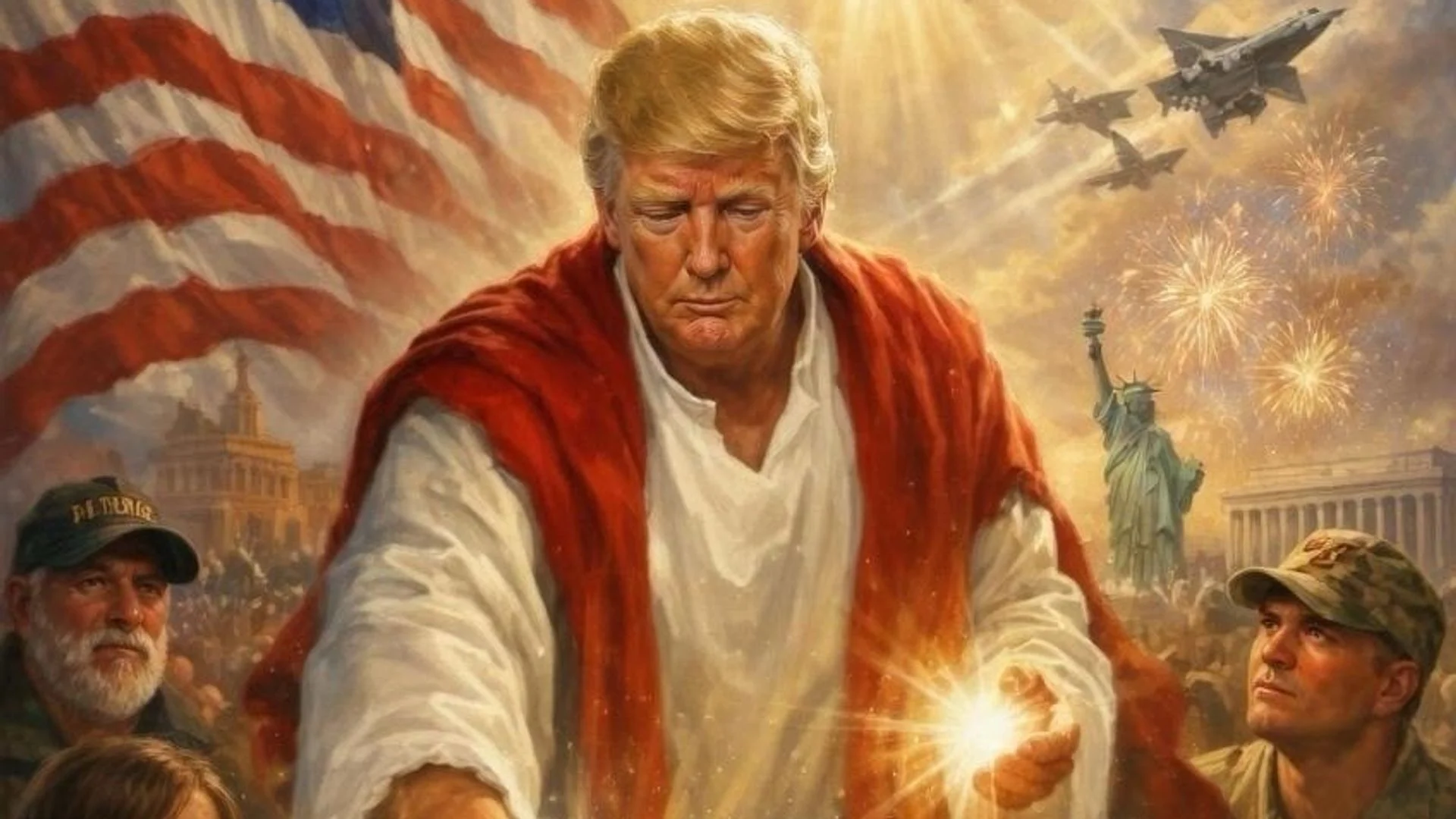 Trump has 'destroyed his credibility' by posting AI image of himself as Jesus, says former Italian PM