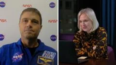 Artemis commander tells BBC about 'powerful' moment crater named after his late wife
