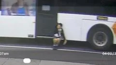 Watch: Trapped boy dangles from moving bus in Australia