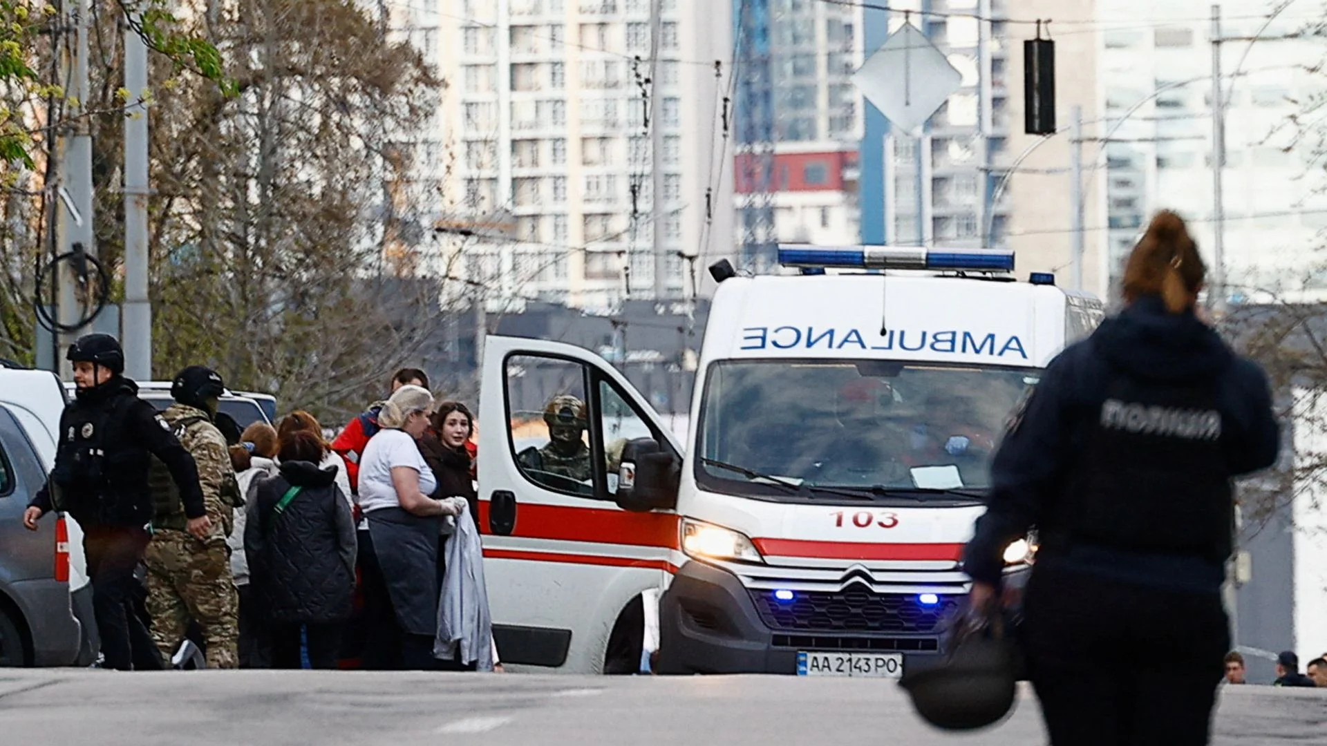 Ukraine police chief resigns after officers reportedly fled Kyiv shooting