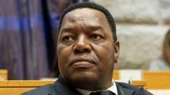 South Africa's police boss charged in connection with controversial health contract