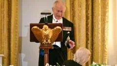 'If it wasn't for us, you'd be speaking French': King and Trump joke at dinner