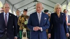 King and Queen lay flowers at 9/11 Memorial in New York