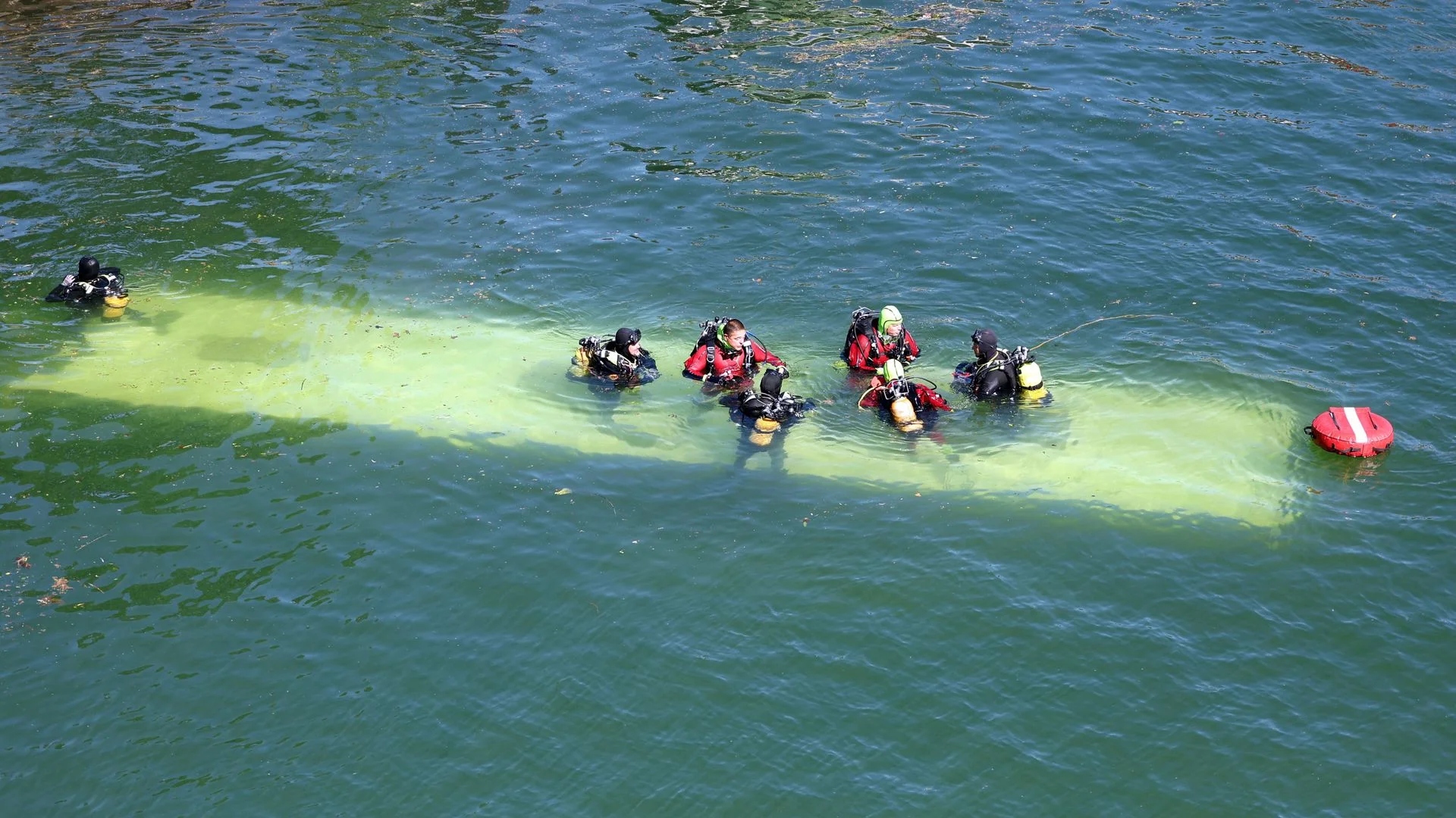 Passengers pulled from water after learner driver crashes bus into major European river